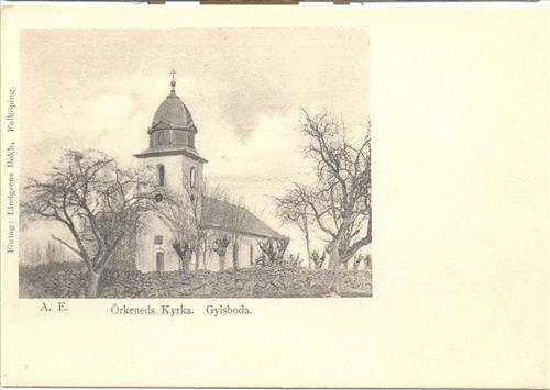 19. Örkeneds kyrka ca 1905