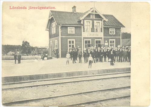 215. Lönsboda, Järnvägsstation  1919