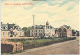 10. Järnvägsstationen kolorerat 1909