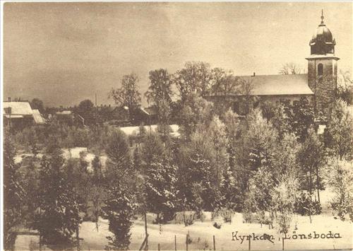 21. Kyrkan från norr ca 1910